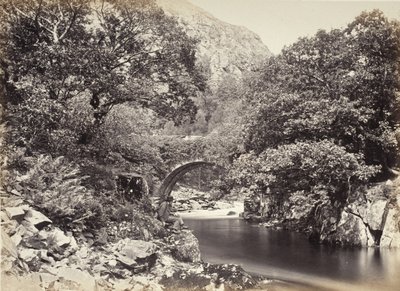 Beddgelert, Pont Aberglaslyn, a híd alól, 2. sz. (517) alkotó: Francis Bedford