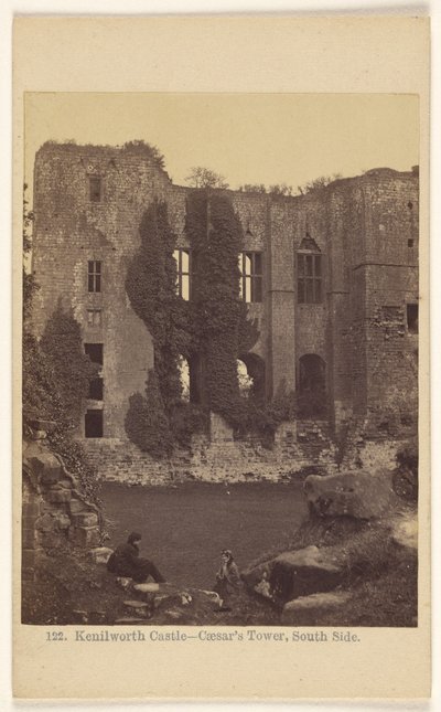Kenilworth kastély - Caeser tornya, déli oldal. alkotó: Francis Bedford