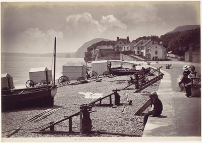 Sidmouth, az Esplanade nyugati vége alkotó: Francis Bedford