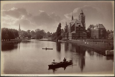 Stratford upon Avon. Az emlékmű a hídról alkotó: Francis Bedford