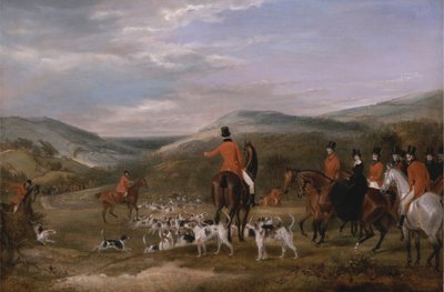 A Berkeley-vadászat, 1842: A találkozás alkotó: Francis Calcraft Turner