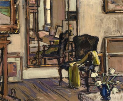 Interior, Regent Terrace, Edinburgh, 1932-33 alkotó: Francis Campbell Boileau Cadell