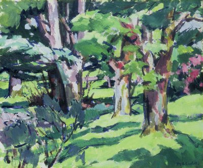 Fák Auchinleckben, Ayrshire-ben alkotó: Francis Campbell Boileau Cadell