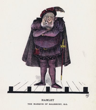 Hamlet, Salisbury márkija (színes litó) alkotó: Francis Carruthers Gould
