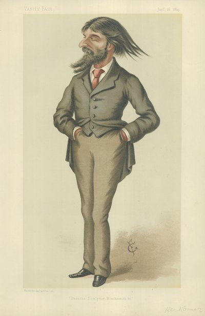 Herbert Herkomer úr alkotó: Francis Carruthers Gould