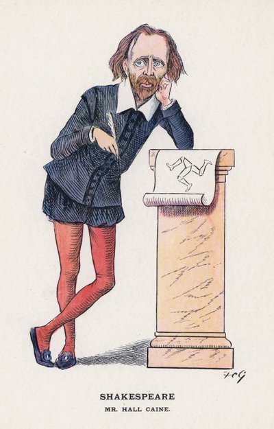 Shakespeare, Hall Caine úr (színes litó) alkotó: Francis Carruthers Gould