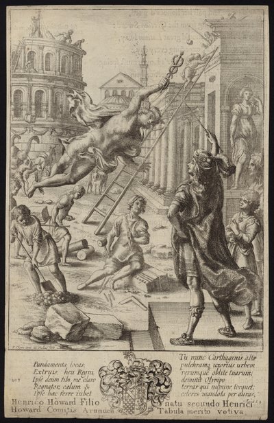 Aeneas és Merkúr alkotó: Francis Cleyn