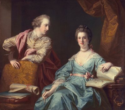 Isabel és Thomas Crathorne, 1767 alkotó: Francis Cotes