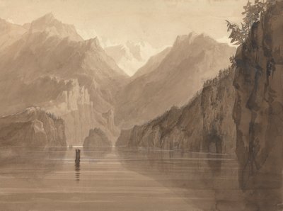 Egy tó Norvégiában alkotó: Francis Danby