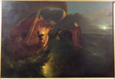 Krisztus a Galileai-tengeren jár alkotó: Francis Danby