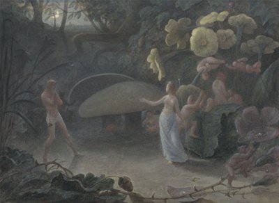 Oberon és Titánia alkotó: Francis Danby