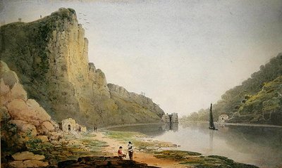 Az Avon-szurdok (akvarell papíron) alkotó: Francis Danby