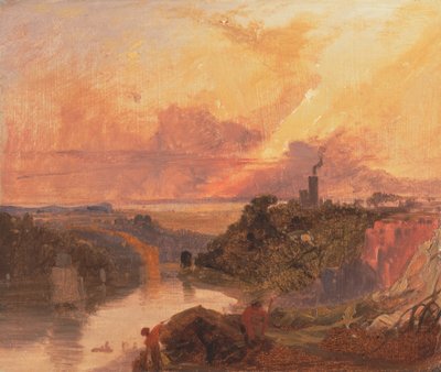 Az Avon-szurdok naplementében alkotó: Francis Danby