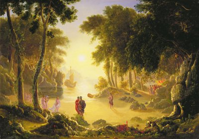 Az elvarázsolt sziget (olaj, vászon) alkotó: Francis Danby