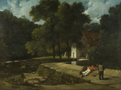 The Snuff Mill, Stapleton, 1822 körül (olaj a fedélzeten) alkotó: Francis Danby