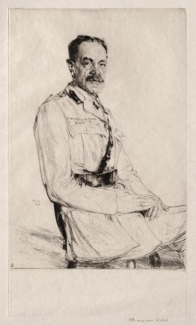 Sir John Edward Cooper vezérőrnagy alkotó: Francis Dodd