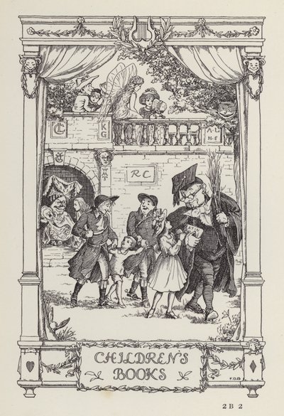 Egy másik verseskönyv gyerekeknek: Gyermekkönyvek (litográfia) alkotó: Francis Donkin Bedford