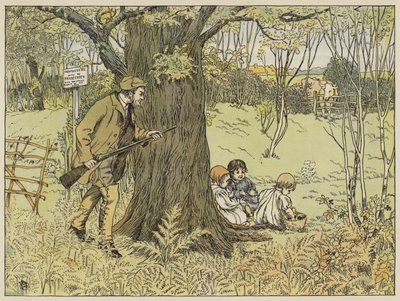 Game-Keeper (színes litográfia) alkotó: Francis Donkin Bedford