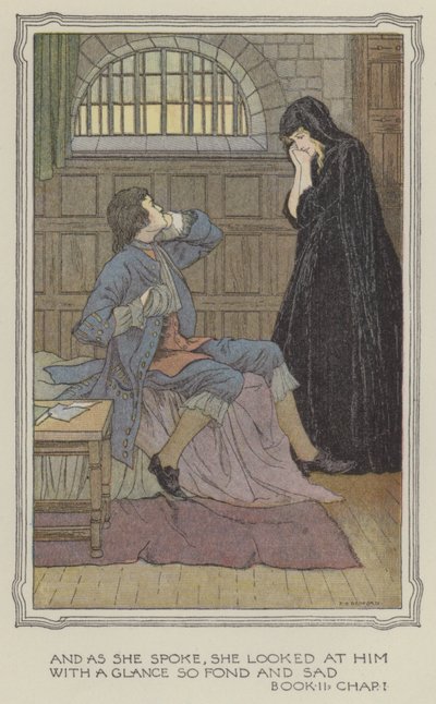 Illusztráció Henry Esmond történetéhez (színes litográfia) alkotó: Francis Donkin Bedford