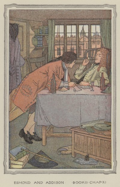 Illusztráció Henry Esmond történetéhez (színes litográfia) alkotó: Francis Donkin Bedford