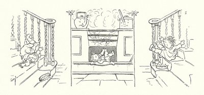 Illusztráció Charles Dickens A varázslatos halcsontjához (litográfia) alkotó: Francis Donkin Bedford