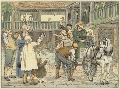 Ostler (színes litográfia) alkotó: Francis Donkin Bedford