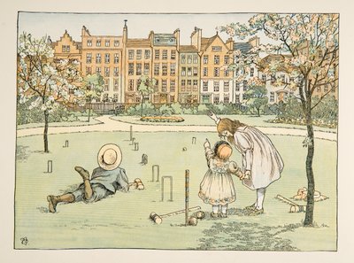 A kéményseprő, a Négy és húsz munkásból, pub. 1900 (színes litográfia) alkotó: Francis Donkin Bedford