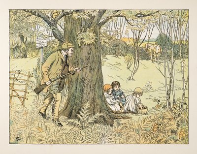 A vadőr, a Four and Twenty Toilersből, pub. 1900 (színes litográfia) alkotó: Francis Donkin Bedford