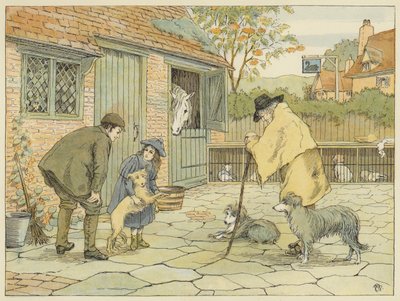 Állatorvos (színes litográfia) alkotó: Francis Donkin Bedford