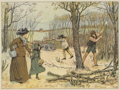 Woodman (színes litográfia) alkotó: Francis Donkin Bedford