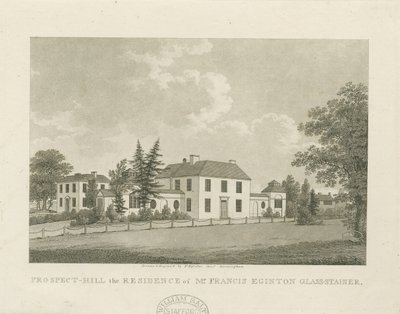 Soho – Francis Eginton háza: akvatinta metszet, nd [c 1798] (nyomtatás) alkotó: Francis Eginton