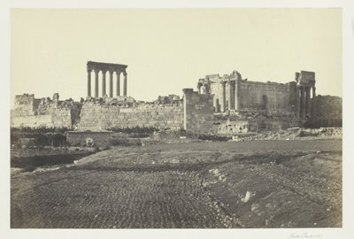 Baalbec, délről alkotó: Francis Frith