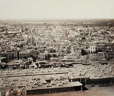 Kairó, a Citadellából, 1856-58 körül (albumnyomat) (lásd még: 170812) alkotó: Francis Frith
