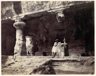 Elephanta a Vízbarlangból, Coombe Martin-öböl, Watermouth alkotó: Francis Frith