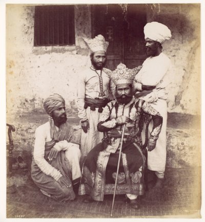 [Négy kelet-indiai férfi] alkotó: Francis Frith