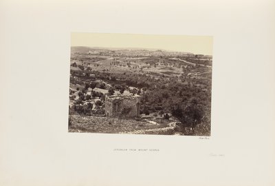 Jeruzsálem a Scopus hegyről alkotó: Francis Frith