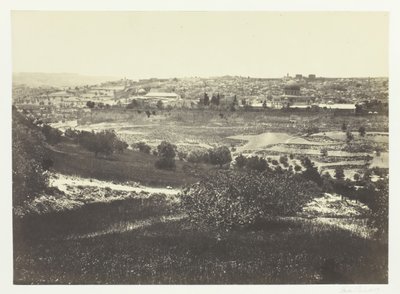 Jeruzsálem, az Olajfák hegyéről, 1857. 1. sz. alkotó: Francis Frith