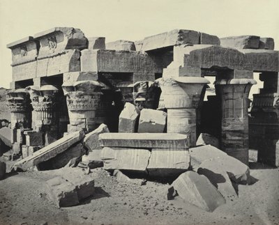 Kom Ombo, c. 1858. alkotó: Francis Frith