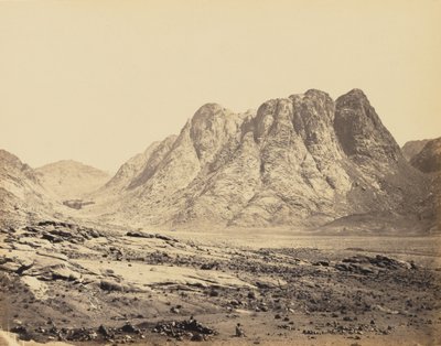 Hóreb hegye, Sínai alkotó: Francis Frith