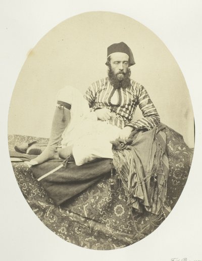 Portré, török nyári viselet alkotó: Francis Frith