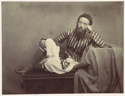 Portré, török nyári viselet alkotó: Francis Frith