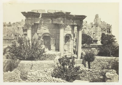 A körtemplom, Baalbec, 1857. alkotó: Francis Frith
