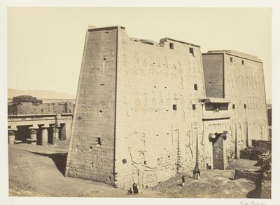 Edfu nagy pülónja, Felső-Egyiptom alkotó: Francis Frith