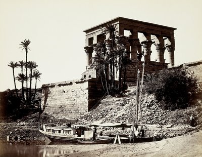 A Hypaethral templom, Philae (Egyiptom) alkotó: Francis Frith