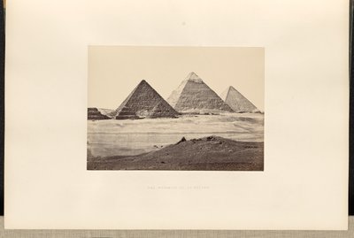 El-Geezeh piramisai alkotó: Francis Frith