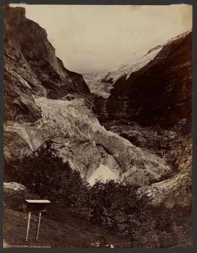 Felső-grindelwaldi gleccser alkotó: Francis Frith