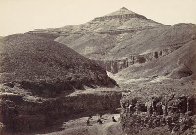 A Királyok Sírjainak Völgye, Théba, 1857. alkotó: Francis Frith