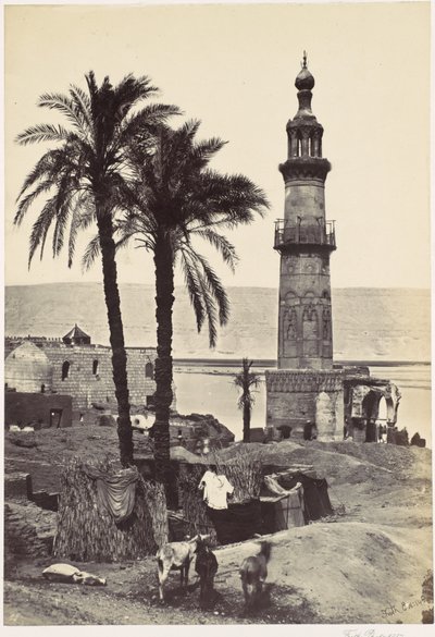 Kilátás Girgehnél alkotó: Francis Frith