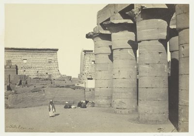 Nézet Luxorban, 1857. alkotó: Francis Frith