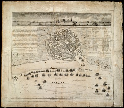 Koppenhágai csata, 1801. április 2. alkotó: Francis Gibson